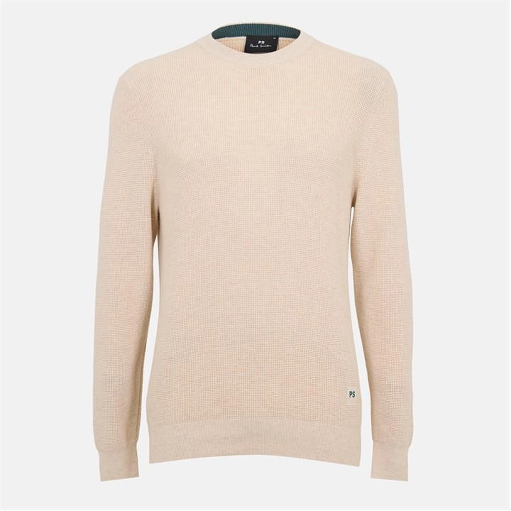 Paul Smith PS Knit Patch Crew Sn54 - White